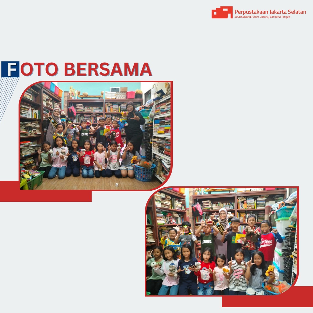 Pelita (Pelatihan Literasi Melalui Cerita) Bersama Duta Baca Jakarta Selatan Di Melati Taman Baca